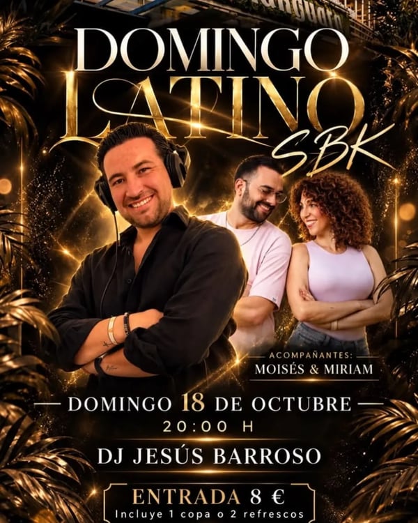 Domingo latino SBK - Poster del evento
