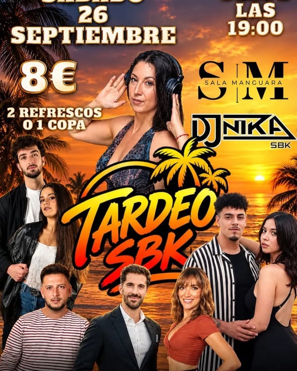 Tardeo SBK con DJ Nika - Poster del evento
