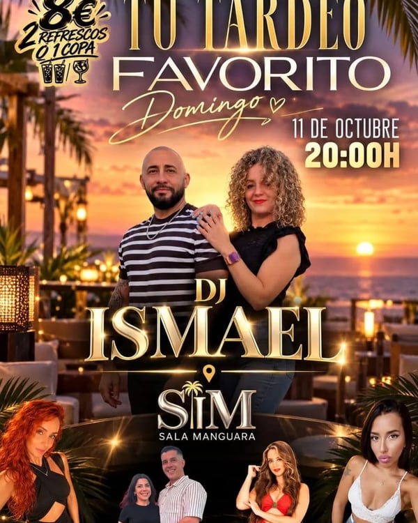 Tu tardeo favorito domingo - Poster del evento