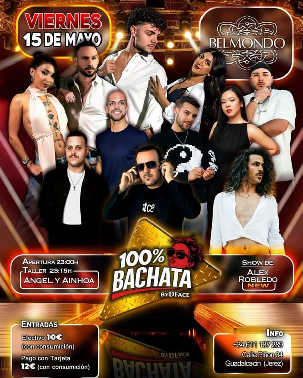 100% Bachata by DFace - Poster del evento