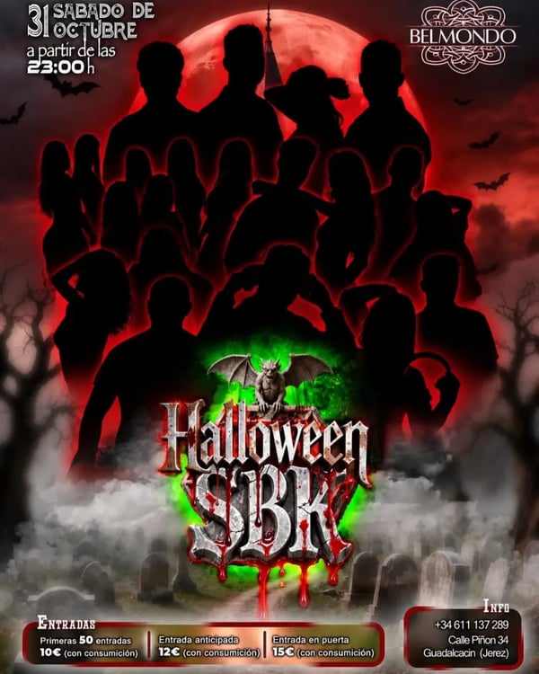 Halloween SBK - Event poster