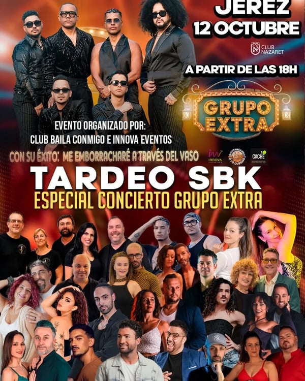 Tardeo SBK Especial Concierto Grupo Extra - Event poster
