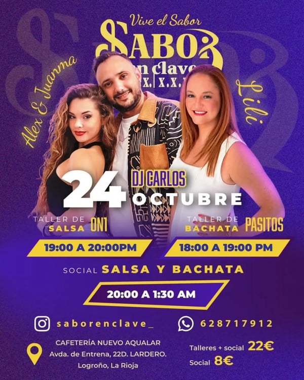 Sabor en clave - Poster del evento