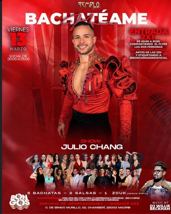Bachatéame - Poster del evento