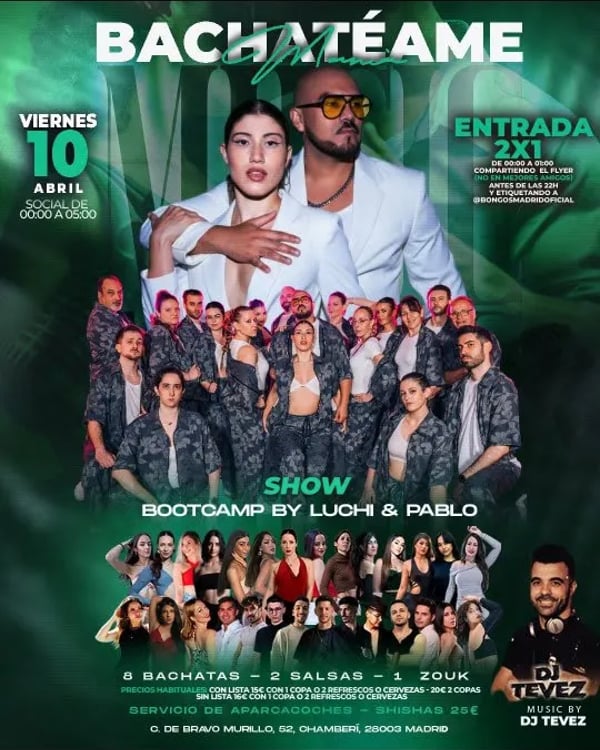 Bachatéame - Event poster