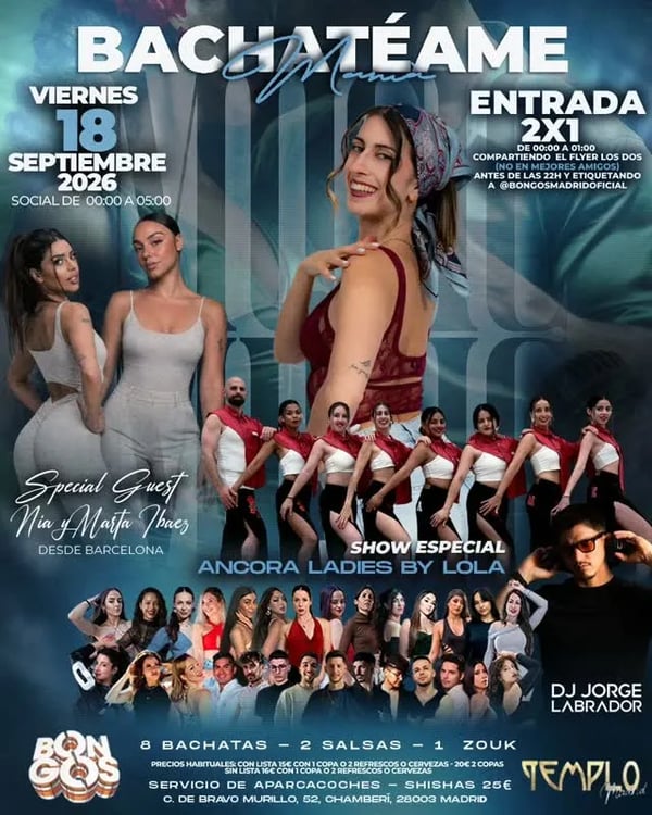Bachatéame, mamá! - Poster del evento