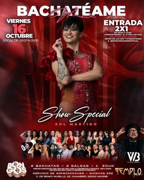 Bachatéame, mamá - Poster del evento