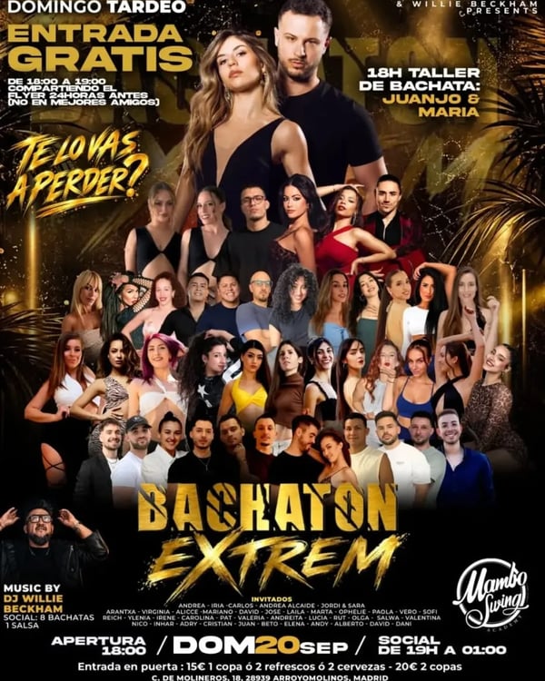 Bachatin Extrem - Poster del evento