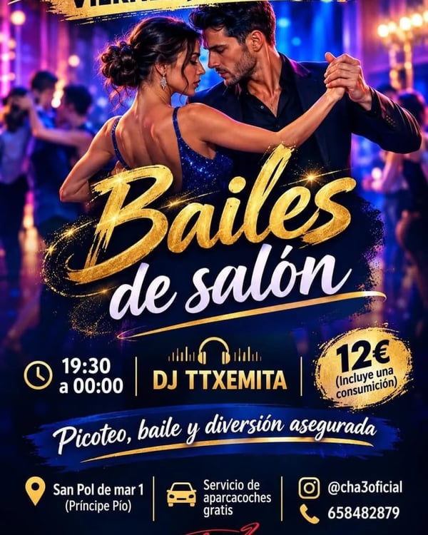 Bailes de salón - Poster del evento