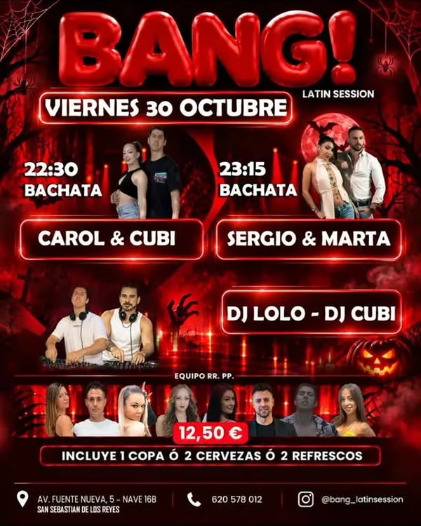 BANG! Latin Session - Poster del evento