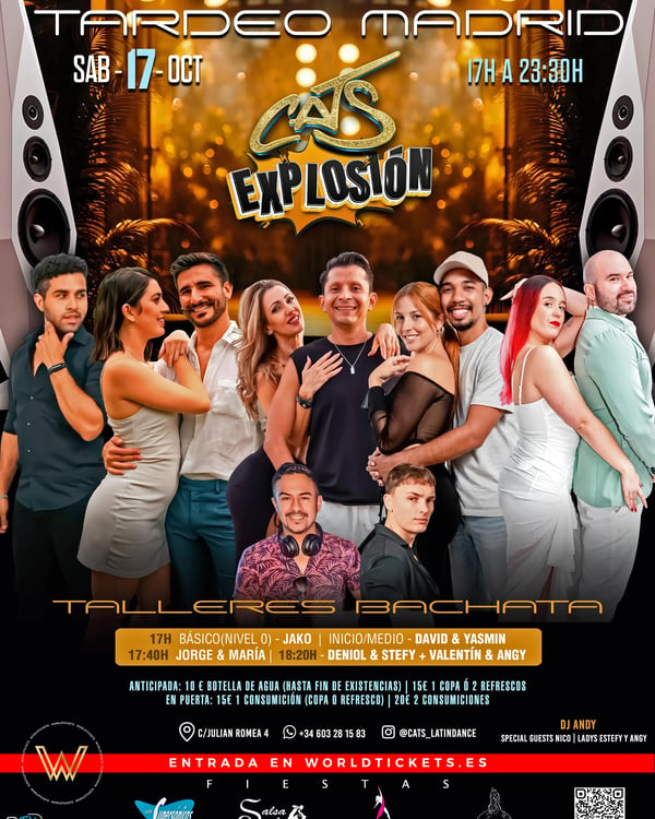 Cats explosión - Poster del evento