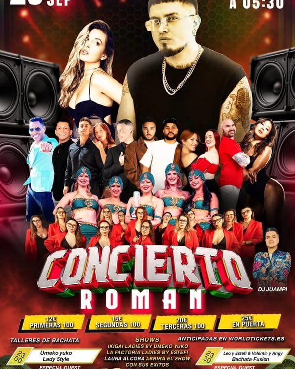 Concierto Román - Event poster