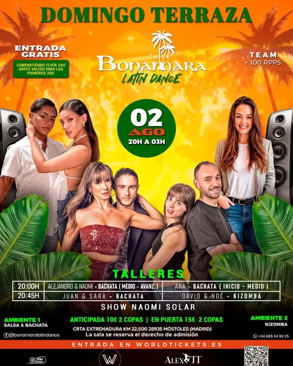 Domingo Terraza - Event poster
