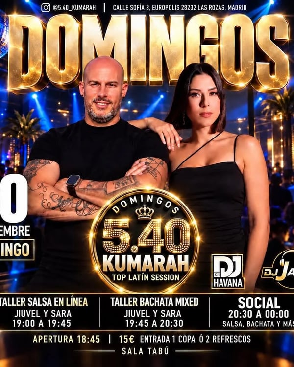 Domingos 5.40 Kumarah - Event poster