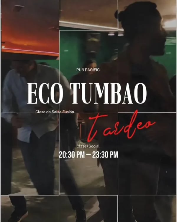 Eco tumbao tardeo - Event poster