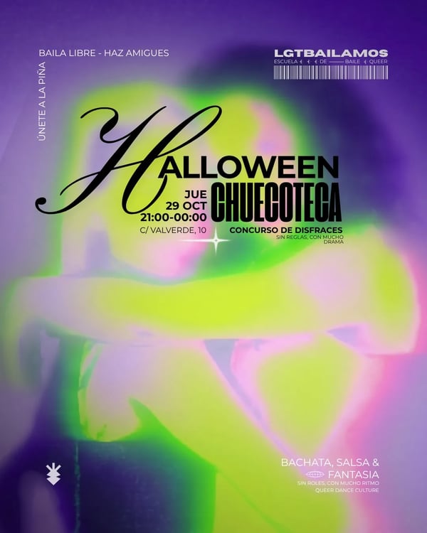 Halloween Chuecoteca - Event poster