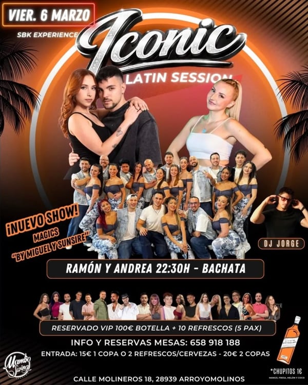 Iconic Latin Session - Poster del evento