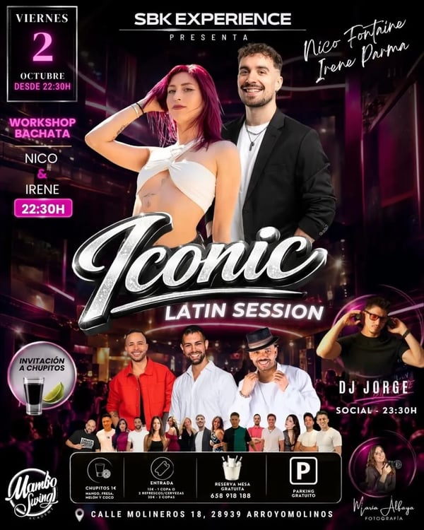 Iconic Latin Session - Poster del evento