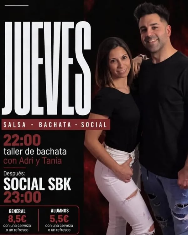Jueves salsa · bachata · social - Poster del evento
