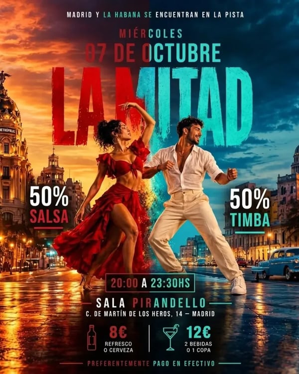 La mitad - Poster del evento