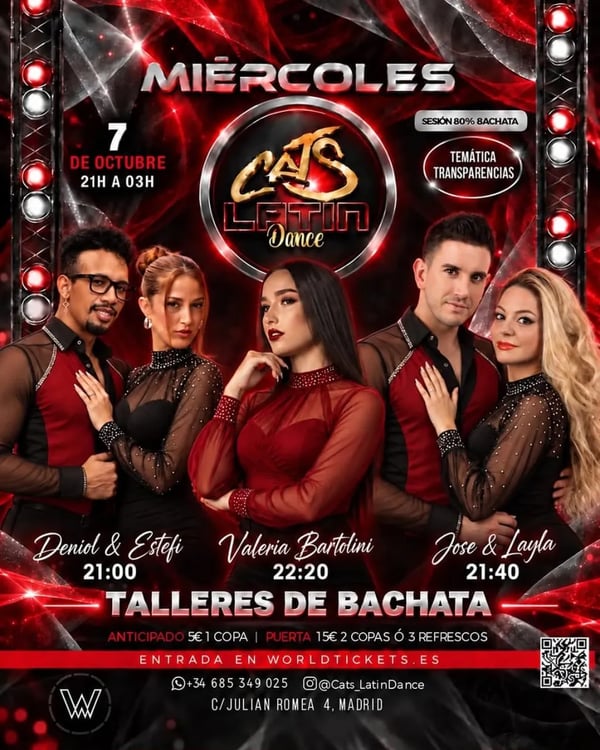 Miércoles de bachata: Transparencias - Poster del evento
