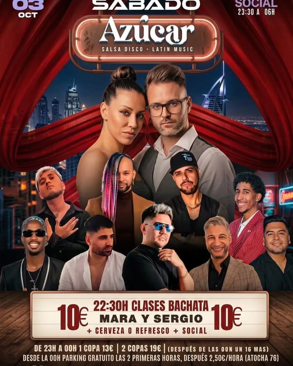Sábado Azúcar - Poster del evento