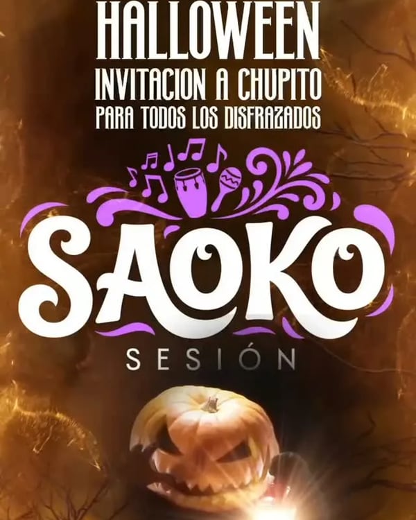 Saoko sesión - Poster del evento