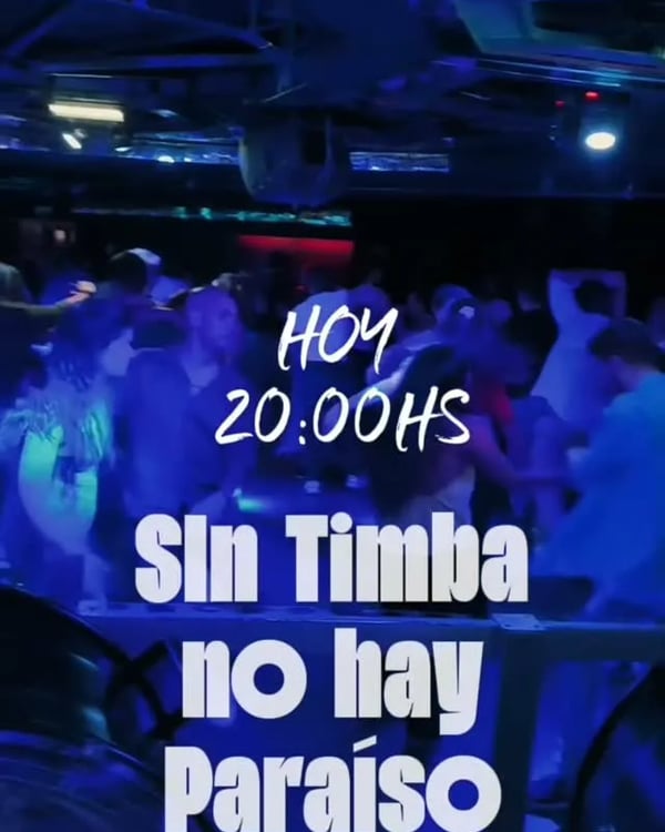 Sin timba no hay paraíso - Poster del evento