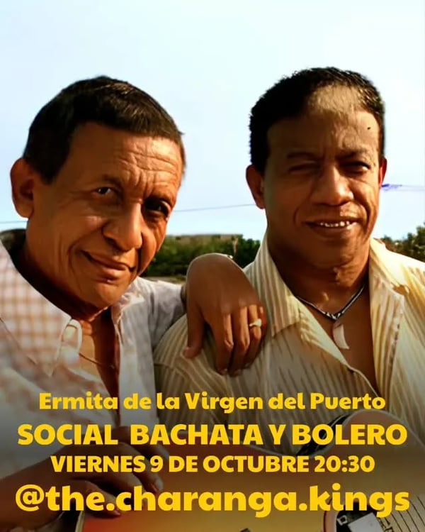 Social bachata y bolero - Event poster