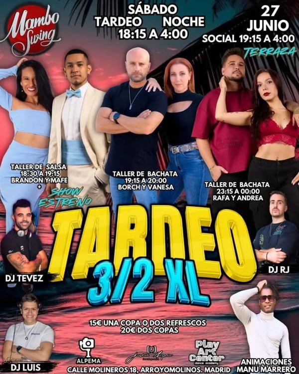 TARDEO 3/2 XL - Poster del evento