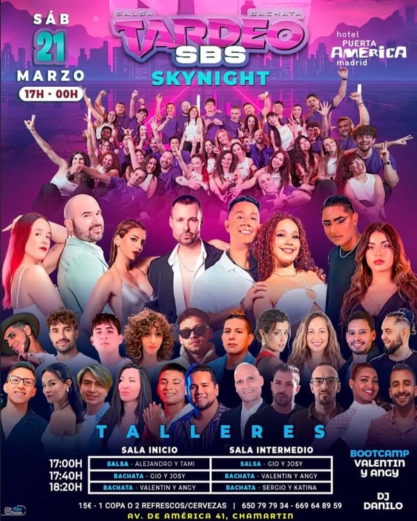 Tardeo SBS Skynight - Poster del evento
