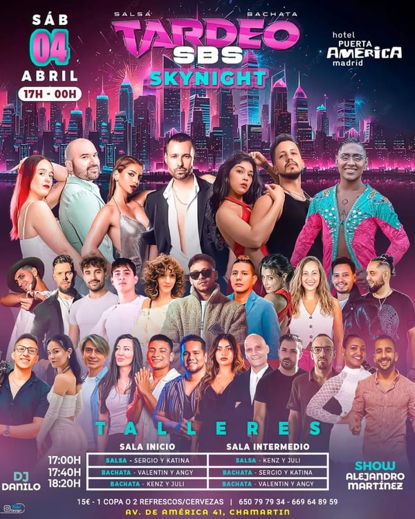Tardeo SBS SkyNight - Poster del evento
