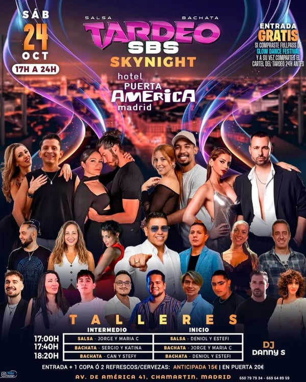 Tardeo SBS Skynight - Poster del evento