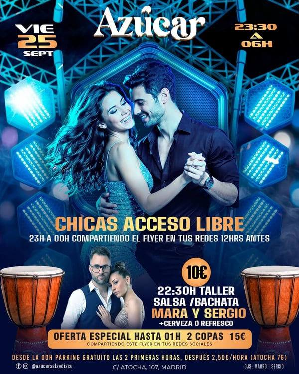 Viernes social - Event poster