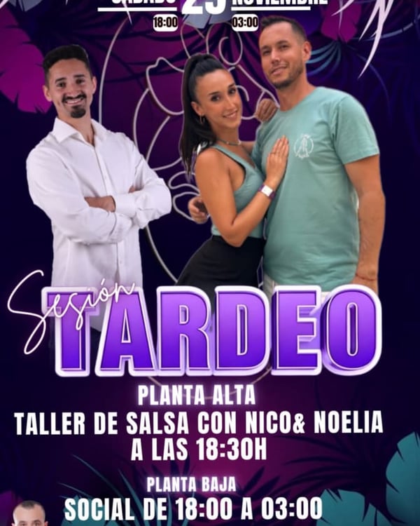 Sesión Tardeo - Poster del evento
