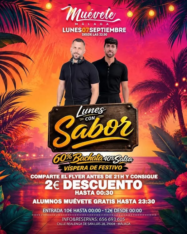 Lunes con Sabor - Poster del evento