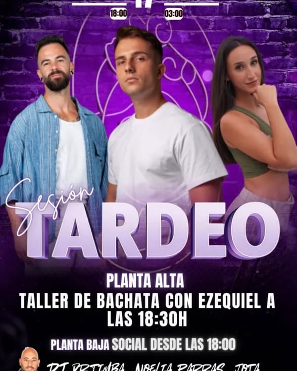 Sesión Tardeo - Poster del evento