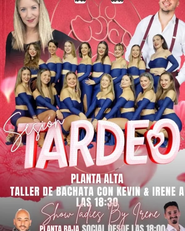 Sesión Tardeo - Taller de Bachata y Social en Sandunga - Poster del evento