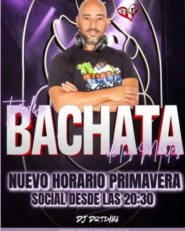 Tardes Bachata de los Martes - Poster del evento
