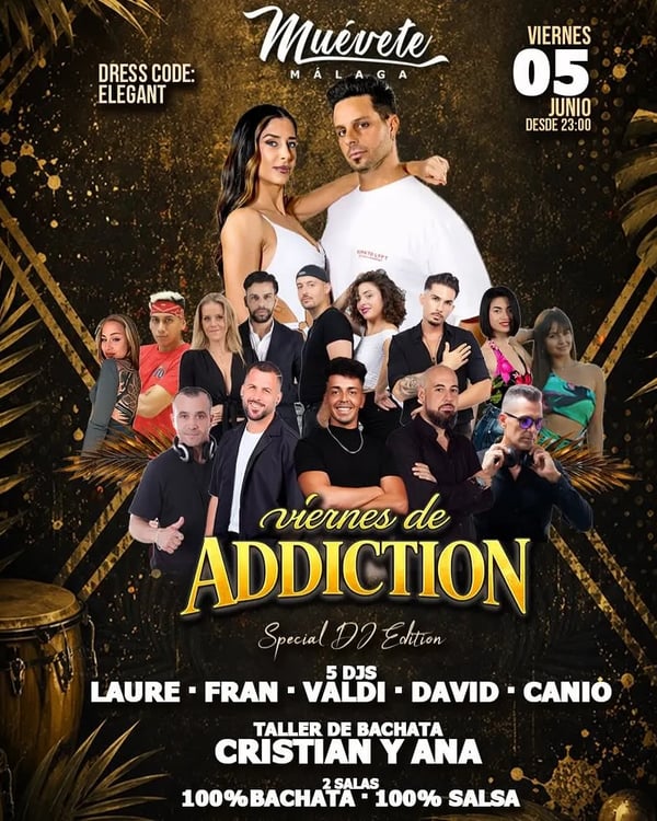 Viernes de ADDICTION Special DJ Edition - Poster del evento