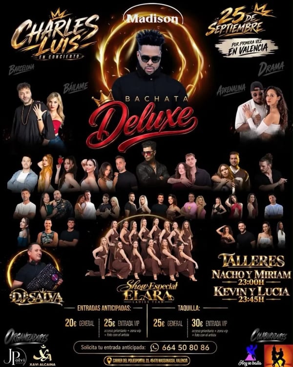 Bachata Deluxe: Charles Luis en concierto