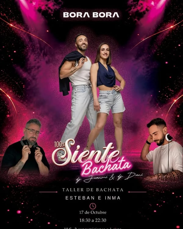 100% Siente Bachata - Event poster
