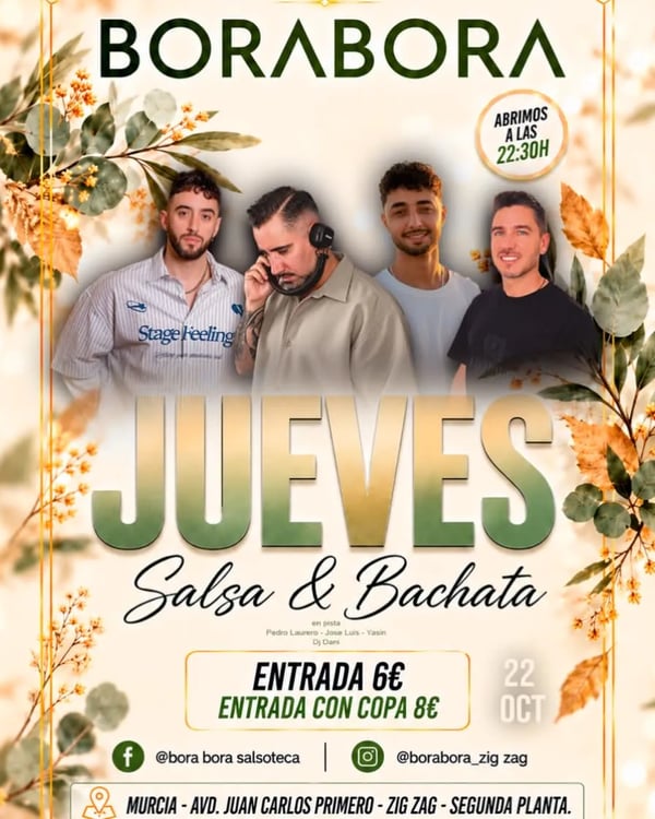 Jueves Salsa & Bachata - Poster del evento