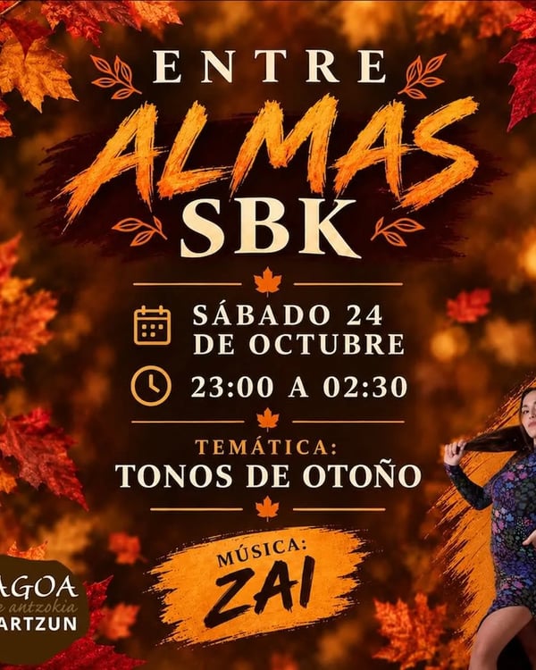 Entre Almas SBK - Poster del evento