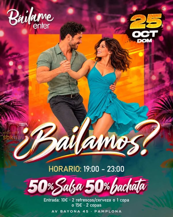 ¿Bailamos? - Event poster