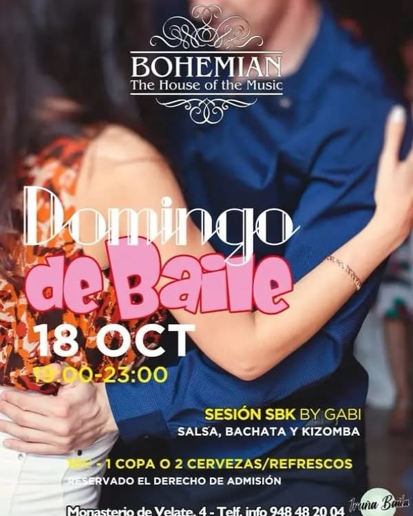 Domingo de baile - Poster del evento