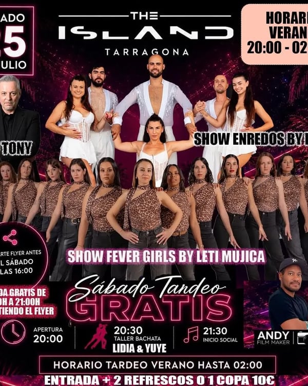 Sábado Tardeo Gratis - Poster del evento