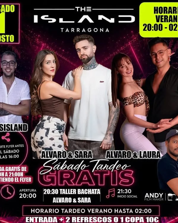 Sábado Tardeo Gratis - Poster del evento