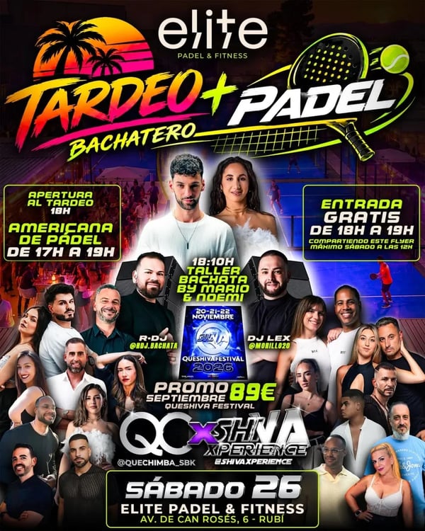 Tardeo + Padel bachatero