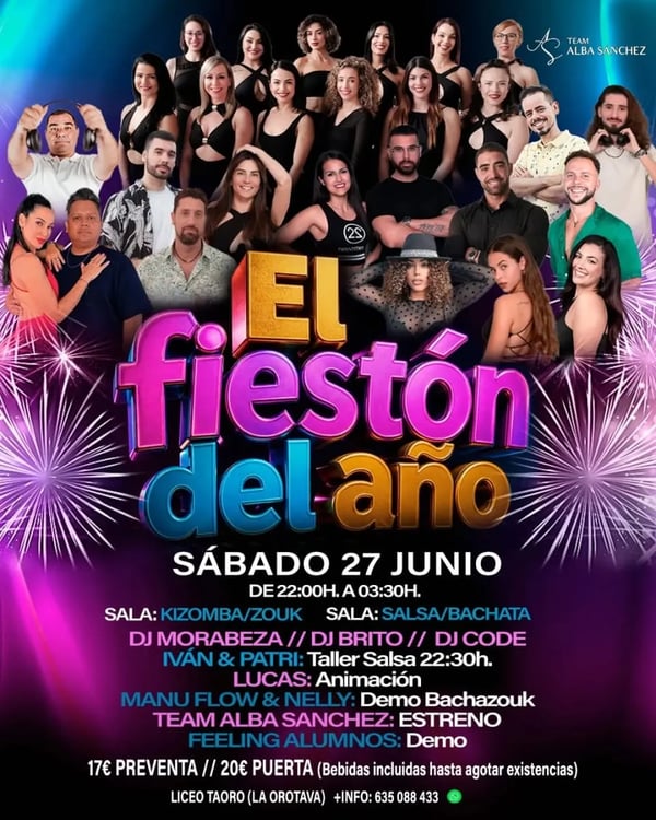 El fiestón del año